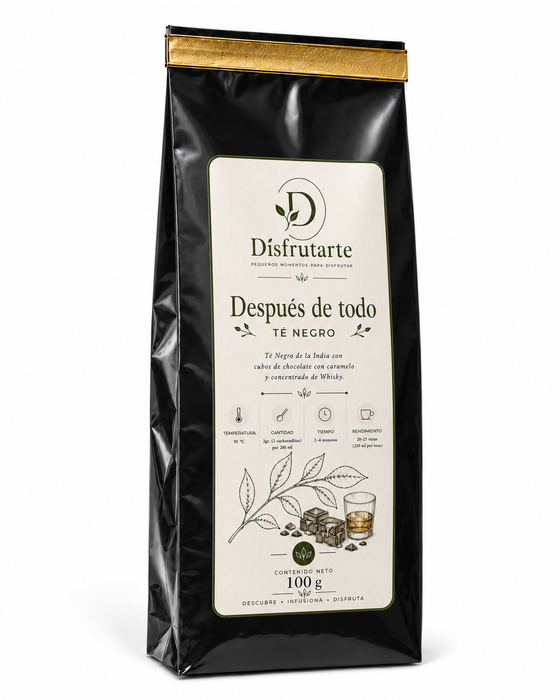 Después de Todo | Té Negro de Whisky y Caramelo